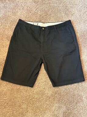 Volcom Men's Black Flat Front Chino Shorts